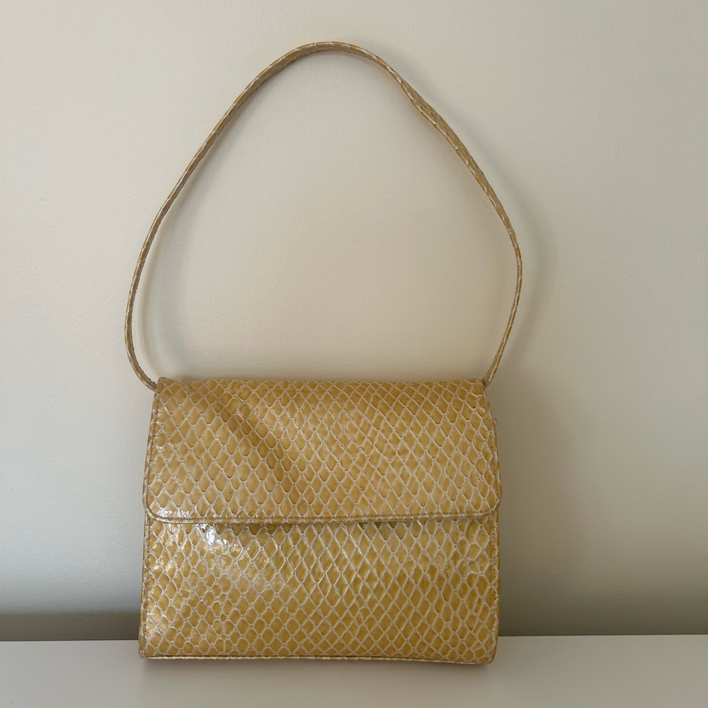 Vintage Nordstrom Snake Print Handbag